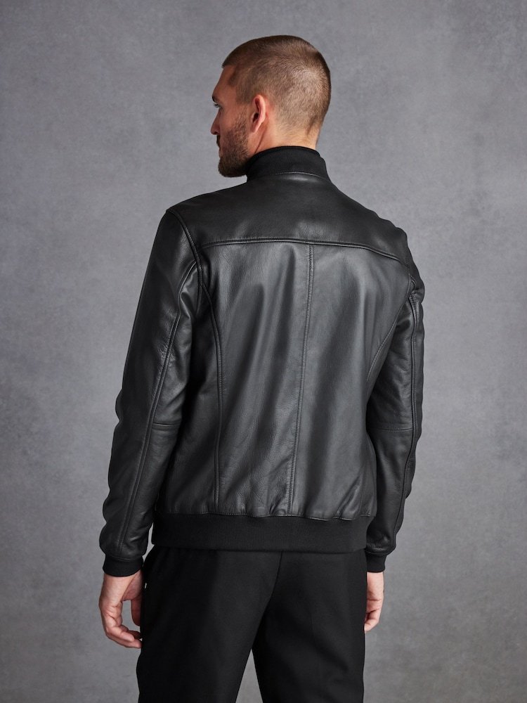 black soft leather bomber jacket black soft leather bomber jacket