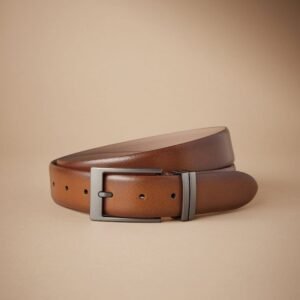 tan brown signature men’s belt