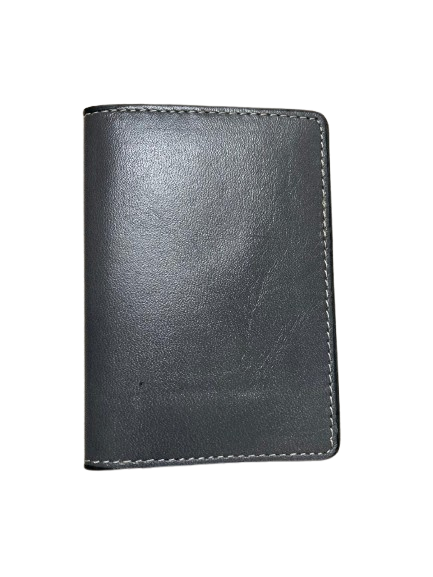 small leather card holder – smokey grey small leather card holder – smokey grey