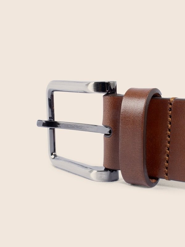 single part leather belt brown single part leather belt brown