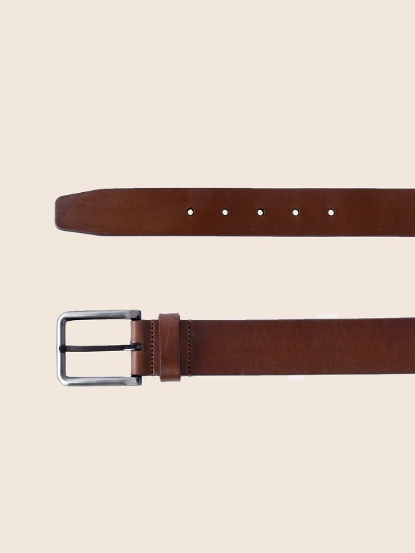 single part leather belt brown single part leather belt brown