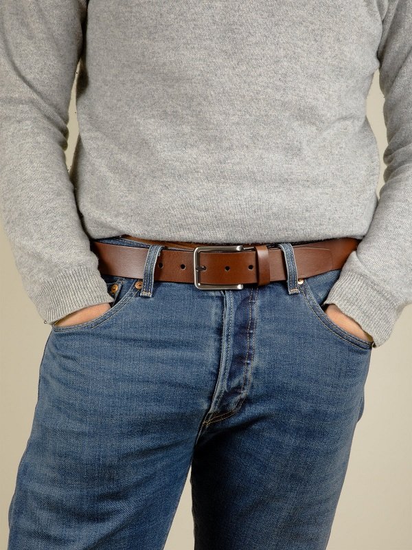 single part leather belt brown single part leather belt brown
